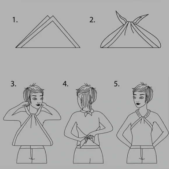 🆕Luxury Satin Scarf Top - Picture 6 of 11